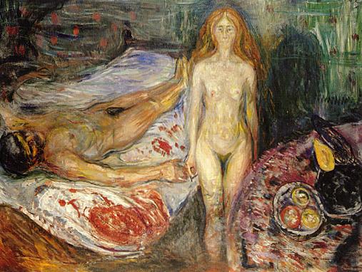 Death of Marat - Edvard Munch Painting